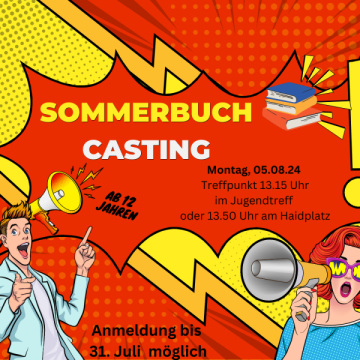 Sommerbuch Casting am 5.8.2024