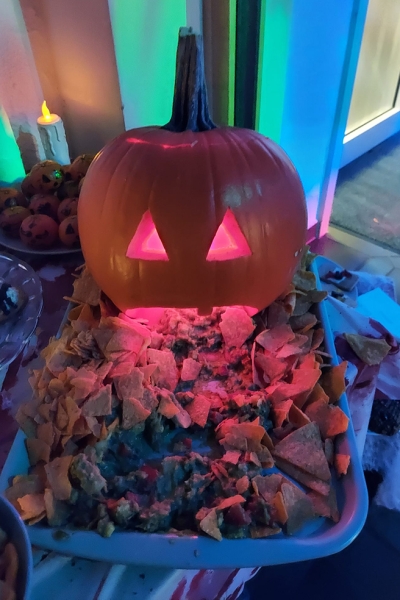 Gruselige Demo auf der Halloweenparty